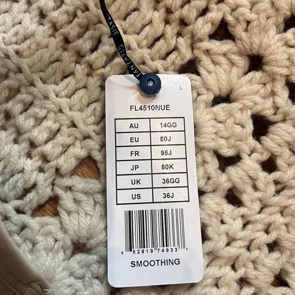 Fantasie Smoothing T-Shirt Bra FL4510 Nude Size US 36 J NWT - Picture 8 of 8